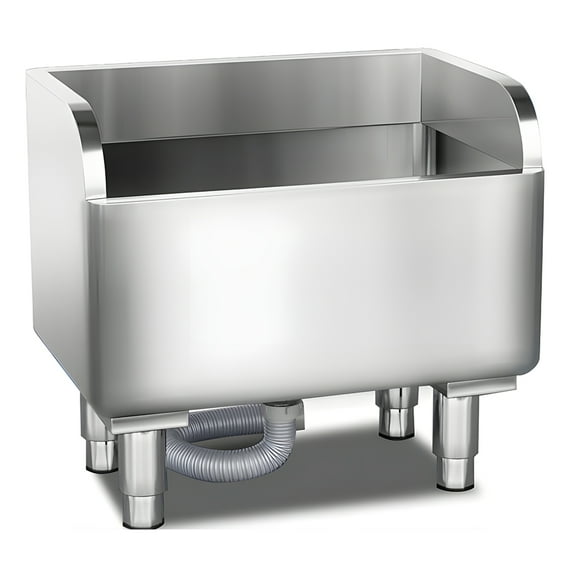 Wliqien Slop Sink, Floor Mop Sink, Commercial Floor Mop Sink, Stainless Steel Mop Service Basin, Laundry Mop Sink for Kitchen (45x41x55cm)