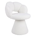 thumbnail image 1 of Wliqien Swivel Barrel Accent Chair, Upholstered Modern Vanity Chair, Round Swivel Chair, Ergonomic Makeup Chair for Bedroom Living Room Office, 1 of 7