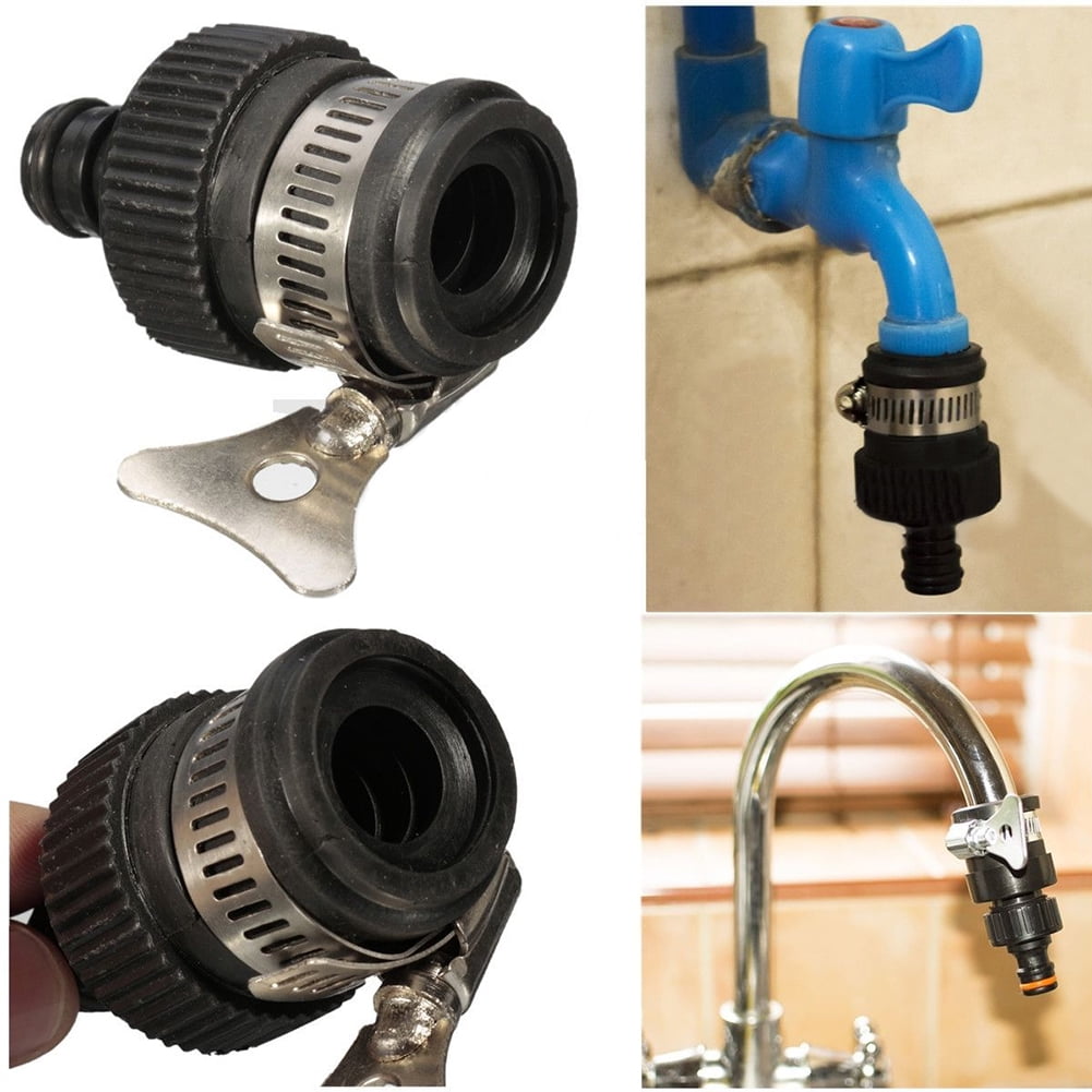 Wliqien Universal Garden Hose Pipe Tap Connector Mixer Kitchen Bath Tap