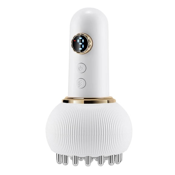 Wlireless Eletric Heated Meridian Brush Massage Lymphatic Drainage Machine Heating Microcurrent Anti Cellulite Body Back Massage