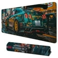 Wllo0ord Large Gaming Mouse Pads Japanese Street Modification Sports