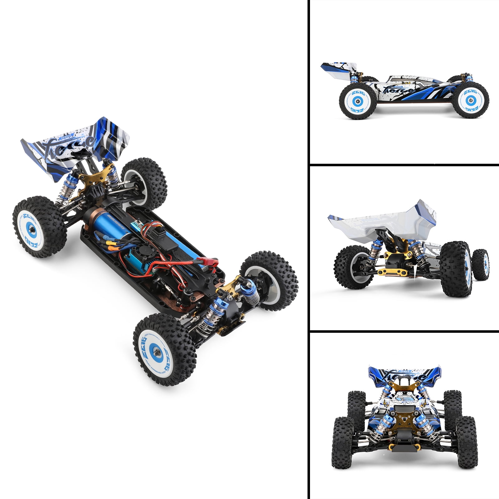 Wltoys 124017 High-Speed RC Car - 1/12 Scale, 75km/h, 4WD
