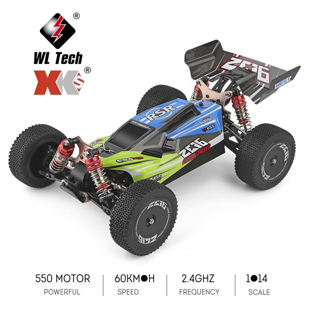 Wltoys XKS 144001 RC Car,1/14 2.4GHz,High Speed Buggy 4WD Racing Off-Road Drift Car RTR - image 1 of 9