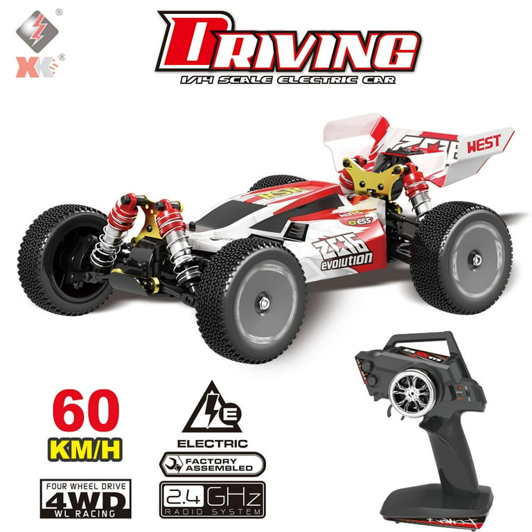 Wltoys XKS 144001 RC Car 60km/h High Speed 1/14 2.4GHz RC 4WD Racing  Off-Road Drift Car RTR