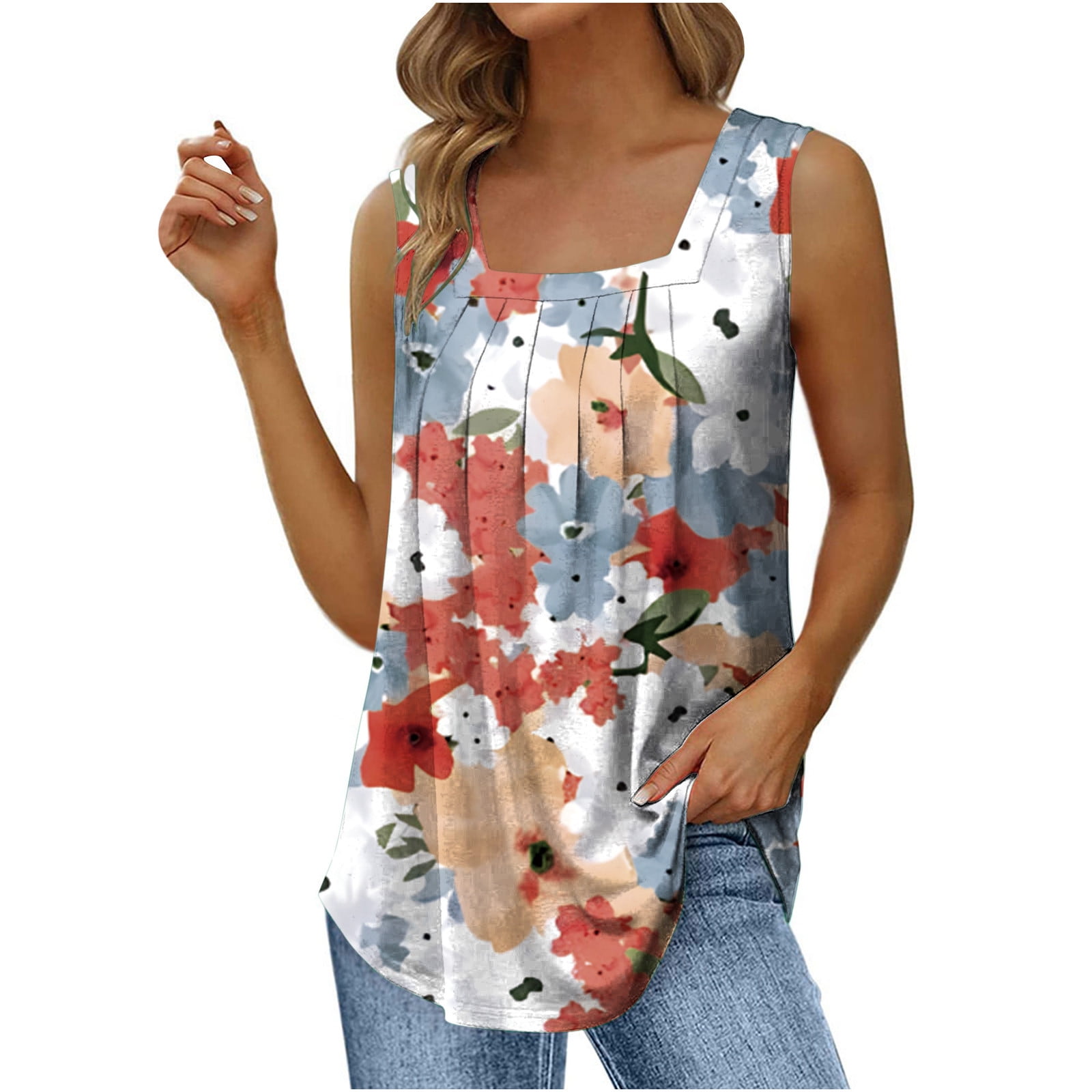 [Atelier Edition] Square Neck Slim-Fit Sleeveless Top – Cotton Summer Knit main image 1