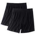 thumbnail image 1 of Wlynlyn 2 PC Women's Pajama Shorts Soft Pj's Bottoms Straight Wide Leg Lounge Shorts Plus Size High Waisted Sleep Shorts, 1 of 2