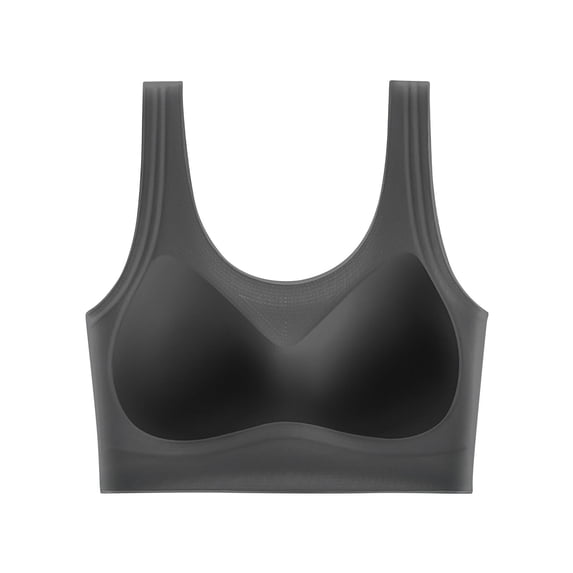 Wlynlyn Bras for Women No Underwire Full Coverage Bras Wide Strap Floral Lace Mesh Front Everyday Bralettes X-Large