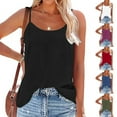 thumbnail image 1 of Wlynlyn Camisole Tops for Women Spaghetti Strap Tank Tops Scoop Neck Summer Beach Flowy Tanks Shirts, 1 of 8