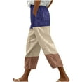 thumbnail image 1 of Wlynlyn Capri Pants for Women High Waisted Summer Beach Pants Lightweight Cropped Pants Casual Trousers with Pockets(3X-Large,Multicolor), 1 of 5