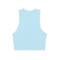 thumbnail image 1 of Wlynlyn Going out Tops for Women Sleeveless Cropped Shirts Crewneck Ribbed Knit T Shirts Slim Fitted Stretchy Basic Tees, 1 of 3