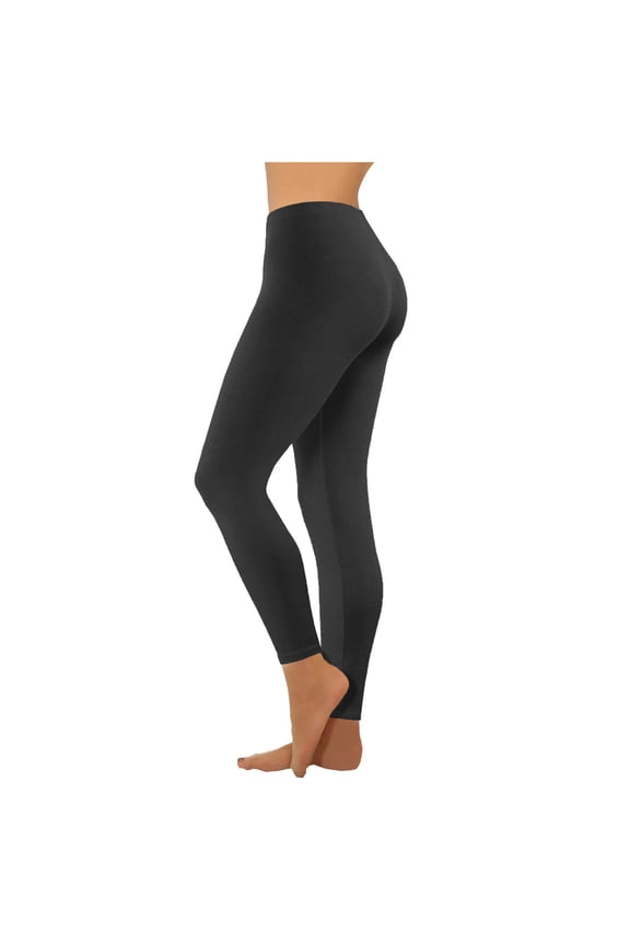 Leggings for Women Low Waist Butt Lifting Yoga Pants Athletic Workout Tights Elastic Compression Pants Size S