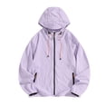 thumbnail image 1 of Wlynlyn Men Summer Jackets Zipper Long Sleeve Outdoor Hoodies Summer Casual Loose Cycling Sports Thin Hooded Jacket, 1 of 4