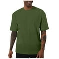 thumbnail image 1 of Wlynlyn Mens T Shirts Short Sleeve Casual Loose Solid Summer Tee Shirts Crewneck Stylish Stretch Classic Plain Tops, 1 of 5