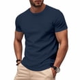 thumbnail image 1 of Wlynlyn Mens T Shirts Short Sleeve Fitted Crewneck Basic Tees Casual Classic Summer Solid Tops for Gym Workout Active, 1 of 7