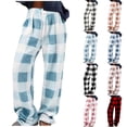 thumbnail image 1 of Wlynlyn Pajama Pants for Women Fuzzy Plush Fleece Warm Pjs Bottoms Flannelwear Sleep Pants, 1 of 7