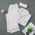 thumbnail image 1 of Wlynlyn Pajamas for Women 3 Piece Lounge Sets Button down Long Sleeve Shirts Pants Soft Comfy Sleepwear Pjs Sets, 1 of 9