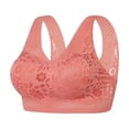 thumbnail image 1 of Wlynlyn Sports Bra for Women V-Neck Racerback Yoga Bra Lightly Support Padded Workout Athletic Yoga Bras(Watermelon Red,X-Large), 1 of 6