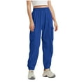thumbnail image 1 of Wlynlyn Sweatpants Women High Waisted Cargo Joggers Pants Cinch Bottom Sweat Pants with Pockets, 1 of 2