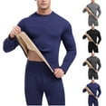 thumbnail image 1 of Wlynlyn Thermal Underwear for Men Long Sleeves Tops Bottoms Long Johns Set Fleece Lined Base Layer Fall Outfits, 1 of 9