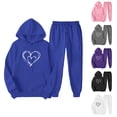 thumbnail image 1 of Wlynlyn Unisex 2 Piece Tracksuit Set Men Women Graphic Print Long Sleeve Pullover Hoodie Sweatshirt Joggers Sweatsuits, 1 of 7