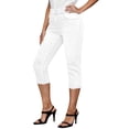 thumbnail image 1 of Wlynlyn Women's Denim Capris Stretch Pull on Capri Jeans Skinny High Waisted Pull on Jeggings Comfy Denim Capris Pants, 1 of 9