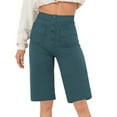 thumbnail image 1 of Wlynlyn Womens Dress Shorts High Waisted Business Shorts Knee Length Dressy Casual Work Shorts with Pockets, 1 of 6