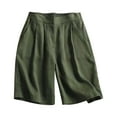 thumbnail image 1 of Wlynlyn Womens Knee Length Shorts High Waisted Going out Shorts Pleated Summer Casual Shorts, 1 of 6
