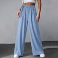 thumbnail image 1 of Wlynlyn Womens Pants Summer Boho Elastic Waistband Fashion Wide Leg Beach Pants Loose Casual Palazzo Pants Travel Vacation Clothes, 1 of 7