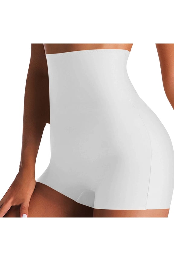 Womens Seamless Shpewear Shorts Belly Control Underwear Panties Tight Shapewear Solid Color Soft Shorts for Dresses