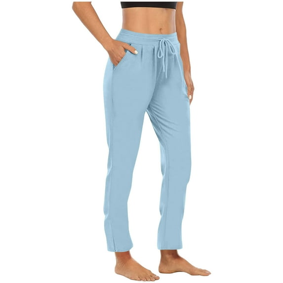 Wlynlyn Womens Sweatpants Running Gym Travel Pants Workout Athletic Jogger Pants with Pockets Size XL