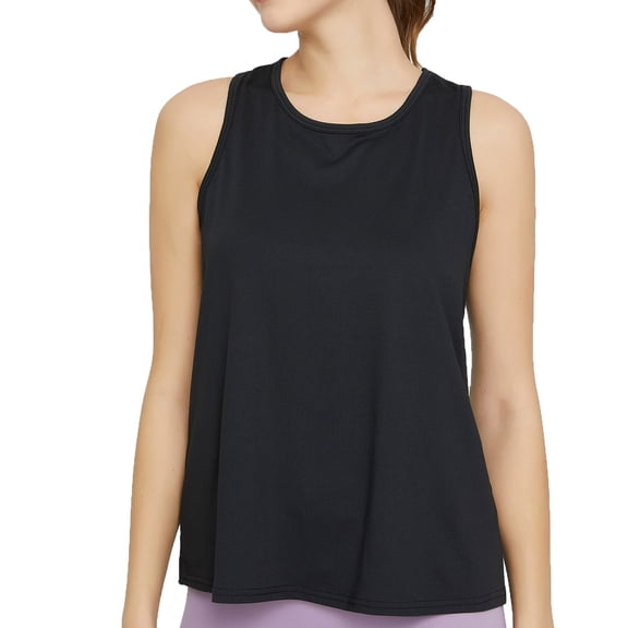 Wlynlyn Womens Tank Top Sleeveless Workout Tops Lightweight Crewneck Athletic Running Shirts Loose Fitted M
