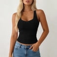 thumbnail image 1 of Wlynlyn Womens Tank Tops Sleeveless Ribbed Knit Going out Tops Scoop Neck Cami Shirts Slim Fitted Basic Tee Tops, 1 of 7