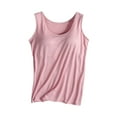 thumbnail image 1 of Wlynlyn Womens Tank Tops with Built in Bra Sleeveless Round Neck Undershirt Workout Yoga Sports Tank Top, 1 of 4