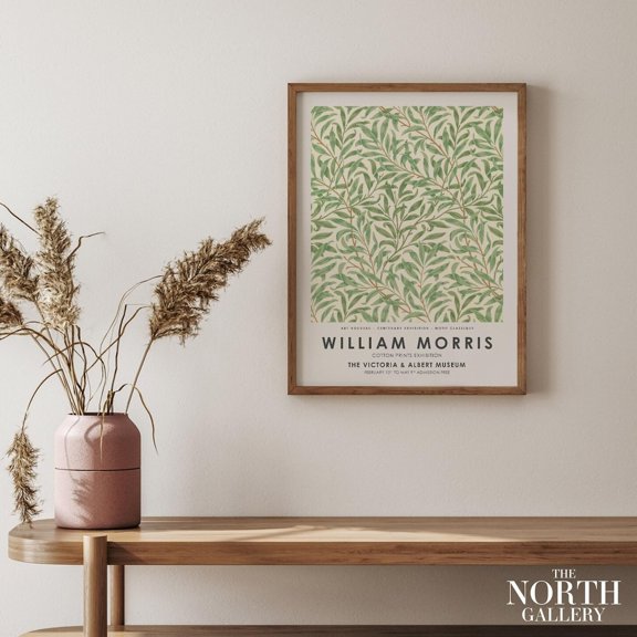 Wm Poster, Modern Art, Fabric Art, Flower Print, Dining Room Decor, Idea UNFRAMED Poster, Wall Art for Decor, Present, 8x12