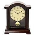 thumbnail image 1 of Wm. Widdop Dark Walnut Finish Broken Arch Pendulum Clock, 1 of 3