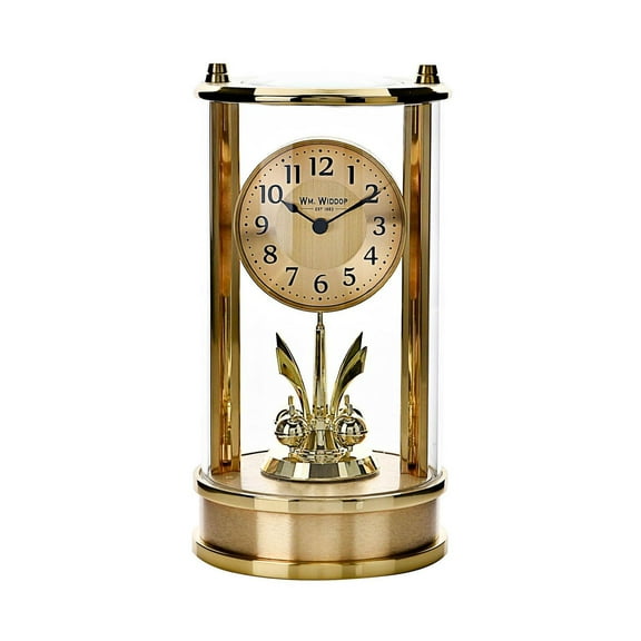 Wm. Widdop Gold Mantel Clock
