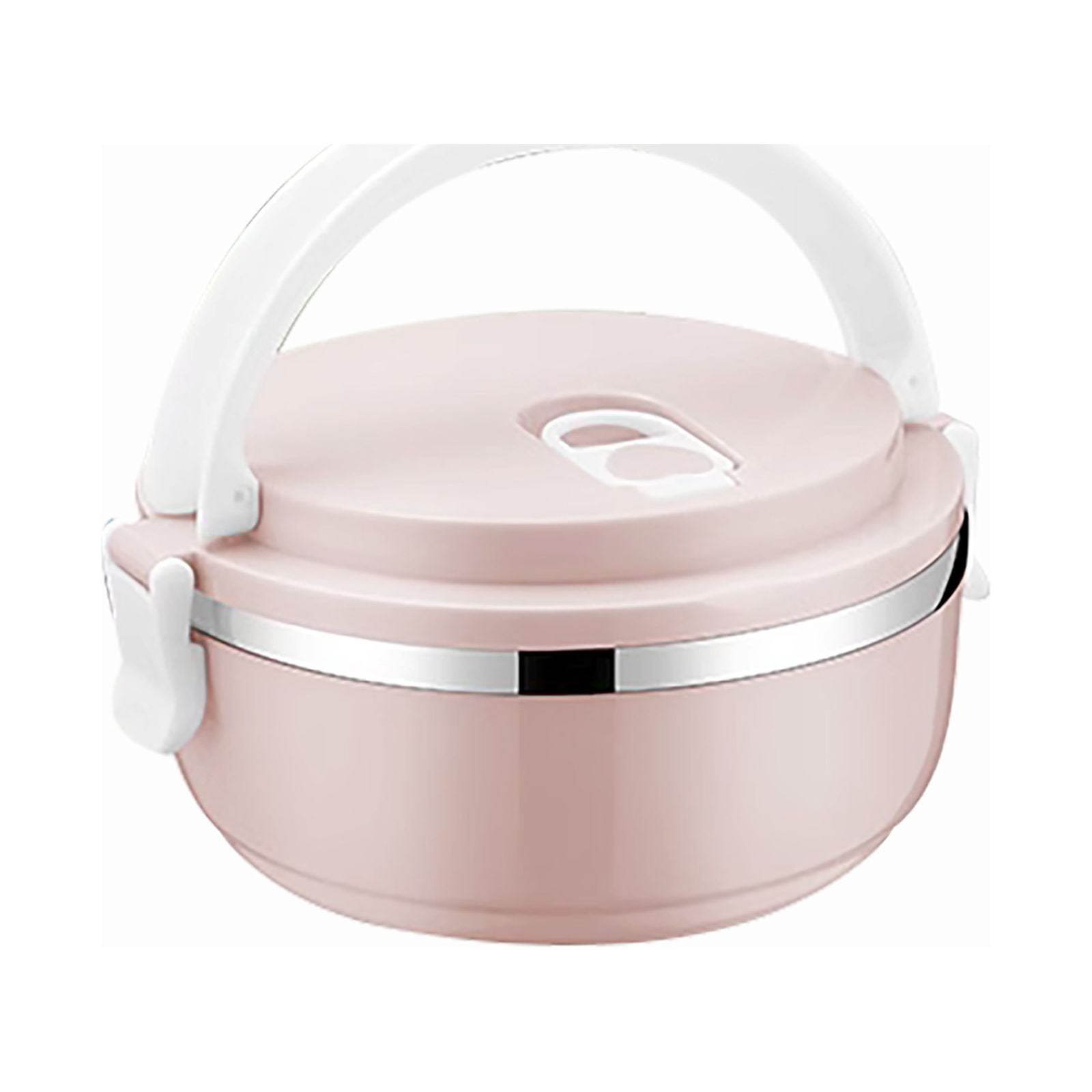 Wmenjiazihan Thermos Bowl Clearance 1 Layer Stackable Hot Box Portable Stainless Steel Round