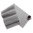 thumbnail image 1 of Wmhsylg 54 x 12 Inch Heat-Resistant Woven Vinyl Long Tabletop, Non-Slip Washable PVC Table Runners,  Clean Plastic Dresser Cover for Wedding, Decor, Home, Art Placemat Grey, 1 of 9