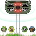 Wmhsylg SolarAnimalRepeller Outdoor Cat Dog Squirrels DeerRepeller
