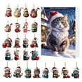 thumbnail image 1 of Wmkox8yii Cat Advent Calendar Christmas Ornaments,Cat Lover Advent Calendar 2026,24Pcs Acrylic Cat Ornaments for Christmas Tree,2026 Cat Christmas Countdown Gifts for Cat Lovers, 1 of 1