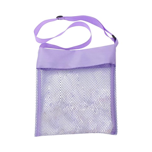 Wmkox8yii Children's Beach Bag Toy Storage Mesh Bag Small Messenger Bag Multi-Color