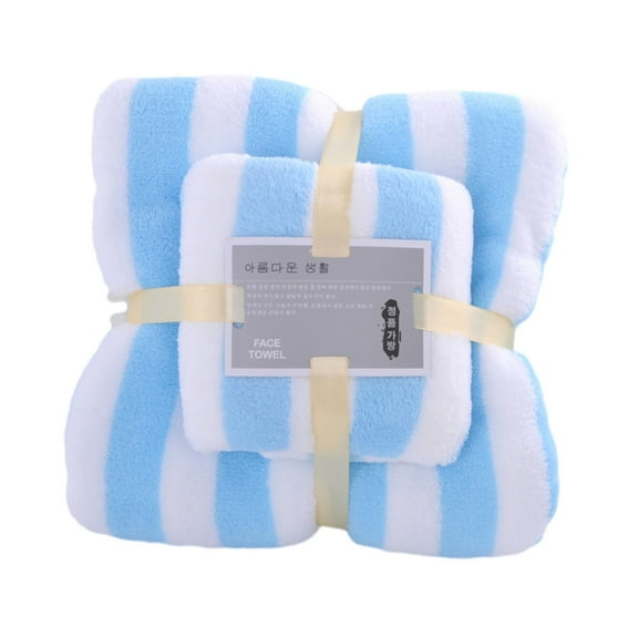 Wmkox8yii Coral Velvet Bath and Face Towel Set for Adults,Deluxe Bath Towel Set,Soft Comfortable Bathroom Towel Set Highly Absorbent Soft Bathroom Towels Set,Holiday Gift for Men and Women