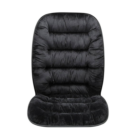 Wmkox8yii Cushioned Car Seat Covers Front Seats,Luxury Plush Seat Covers for Front Car Seat Bottom and Backrest,Seat Cushion Protector Universal Warm in Winter Works with Sedan SUV Truck