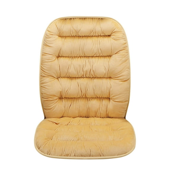 Wmkox8yii Cushioned Car Seat Covers Front Seats,Luxury Plush Seat Covers for Front Car Seat Bottom and Backrest,Seat Cushion Protector Universal Warm in Winter Works with Sedan SUV Truck