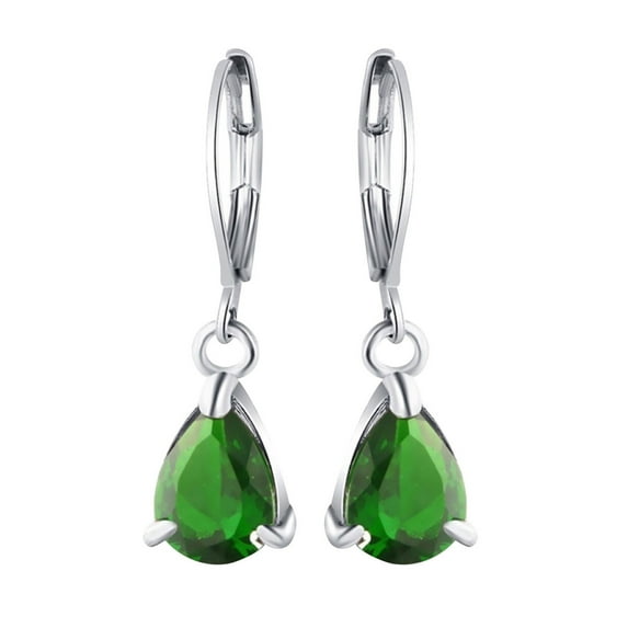 Wmkox8yii Diamond Drop Earrings for Women,Drop Earrings for Women Trendy,Diamond Drop Earrings for Women Cubic Zirconia Gold,Diamond Drop Earrings for Women Dangle,Valentine's Day Gifts for Her