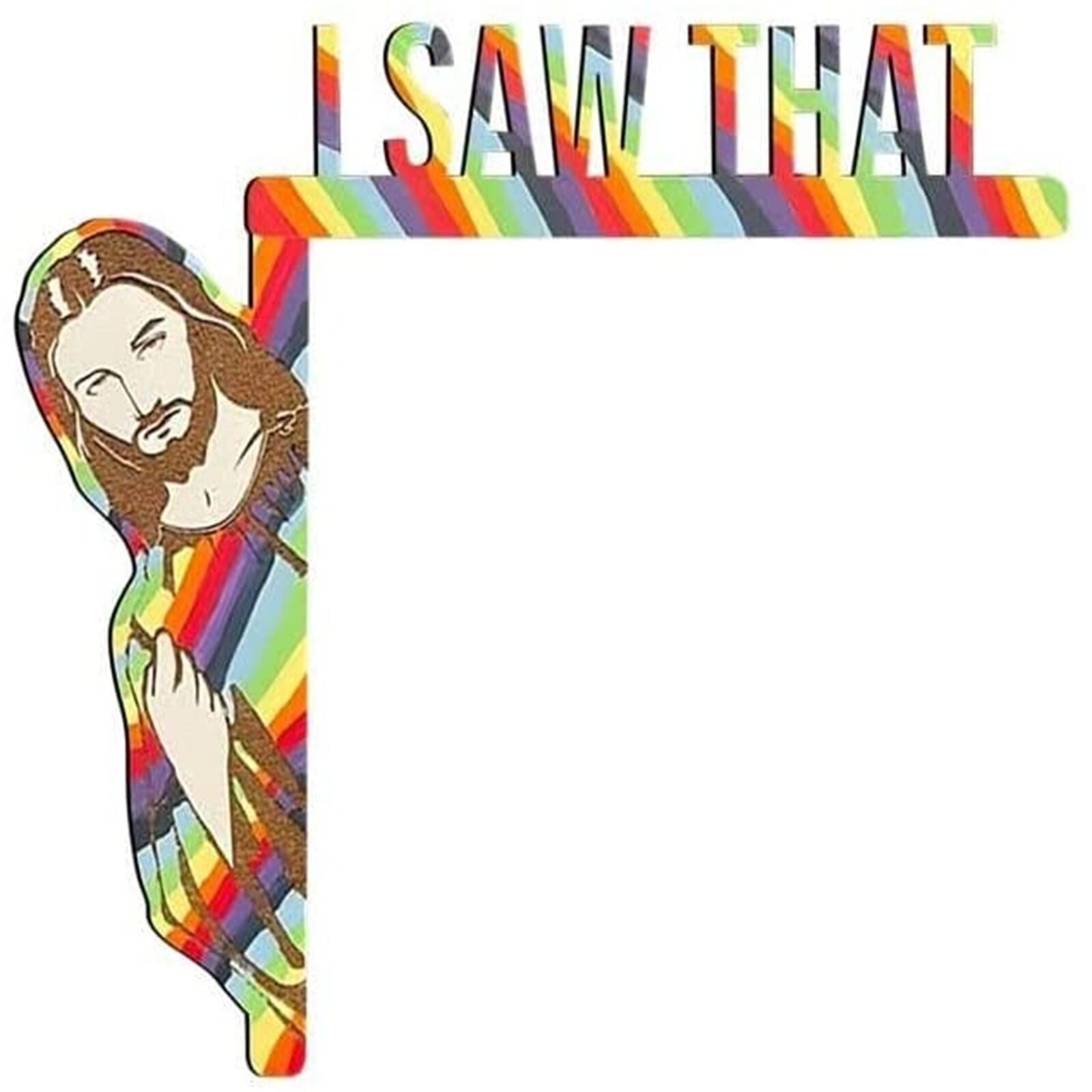 Wmkox8yii Easter Door Frame Jesus I Saw That, Creative Funny Door