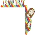 thumbnail image 1 of KBKYBUYZ Easter Door Frame Jesus I Saw That, Creative Funny Door Corner Hanger, Home Decor Jesus Over Door, Jesus Sign Christian Church Home Door Corner Decorations for Living Room Bedroom Office, 1 of 2