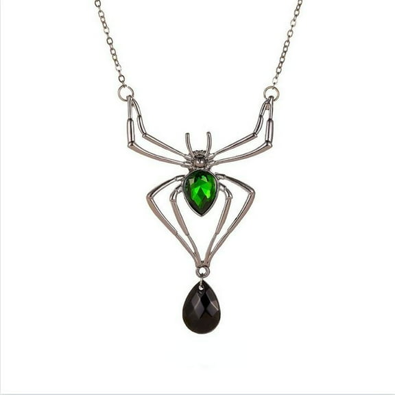 Wmkox8yii Halloween Jewelry Fashion One-piece Spider Necklace Wedding chain Accessorie Exaggerated Personality Jewelry Clearence Under $1