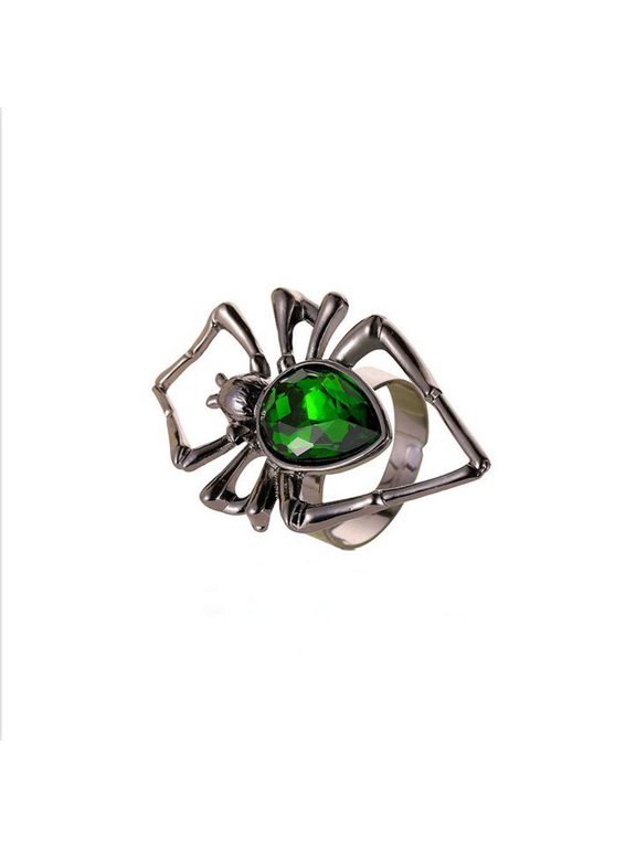 Halloween Jewelry Fashion One-piece Spider Ring Accessorie Exaggerated Personality Jewelry Clearence Under $1
