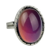 Wmkox8yii Ladies Fashion Sensation Mood Discoloration Open Ring